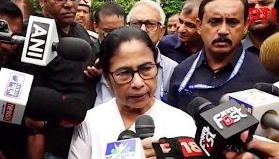 Bengal chief minister Mamata Banerjee walks out of NITI Aayog meeting