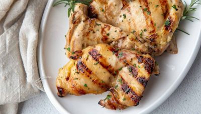 Whiskey-Maple Grilled Chicken Thighs Recipe