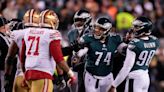 49ers' Trent Williams throws down Eagles' K'Von Wallace in NFC title game scuffle, both ejected