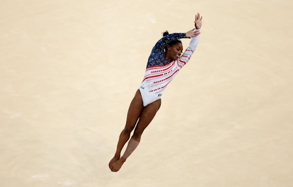 Simone Biles' floor routine is a history-defining moment for the Olympics