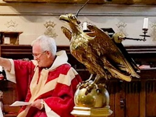 Arrest as stolen brass eagle returned to church after being recovered from Black Country scrap metal dealer