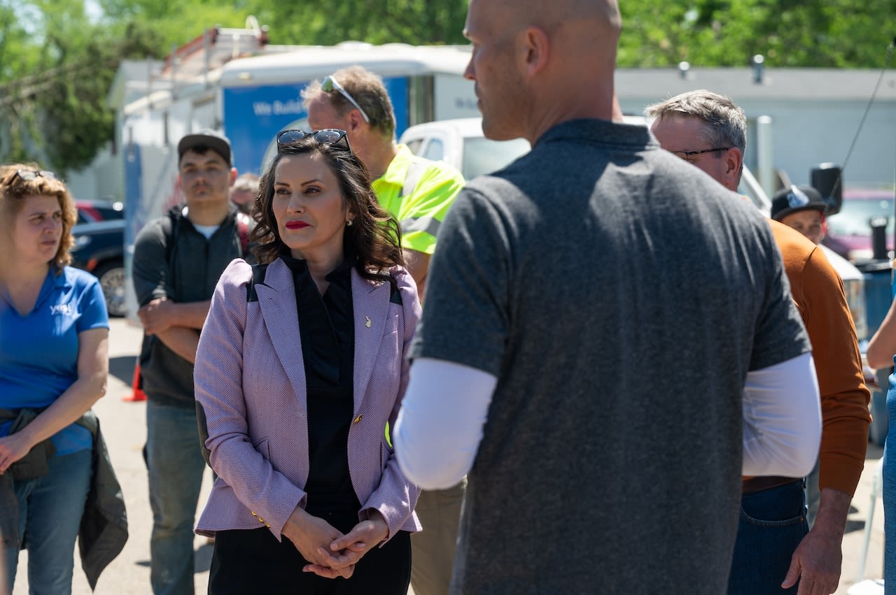 Whitmer visits storm wreckage, says Michigan needs to evolve with climate change