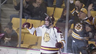 UMD's Riley Tufte Departs Avalanche for Bruins on Day 1 of Free Agency - Fox21Online