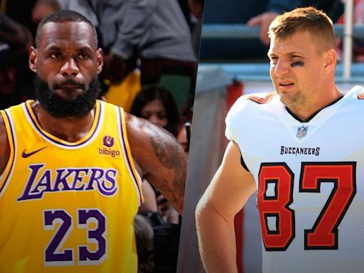 LeBron James hubiera dominado la NFL, opina Rob Gronkowski