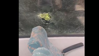 RPF rushes to Shatabdi Express after stone attack on train led to shattered window