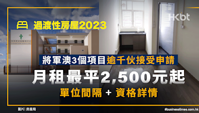 過渡性房屋2023｜將軍澳3個項目接受申請｜單位間隔＋資格詳情