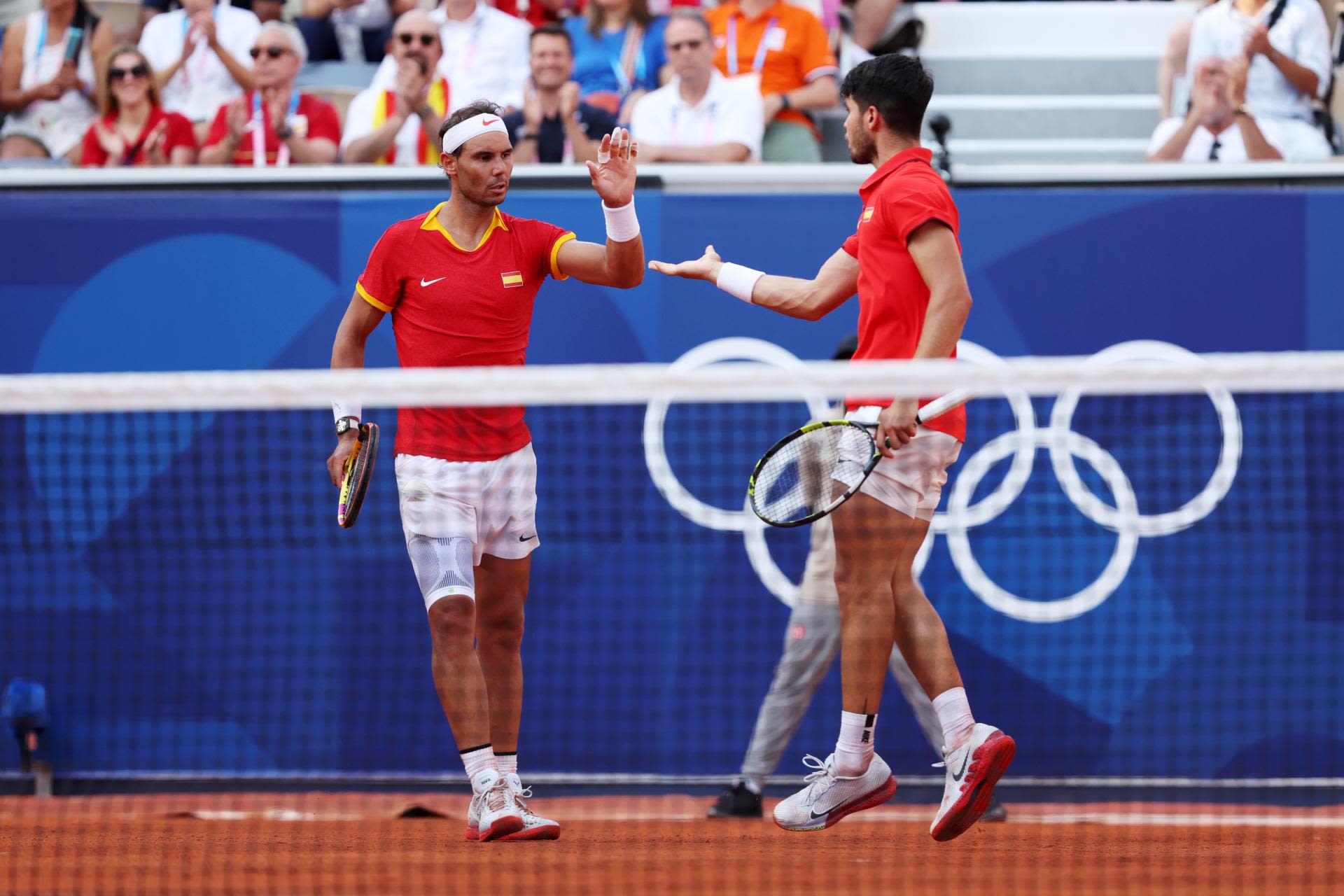 WATCH: Rafael Nadal and Carlos Alcaraz gets Olympics quarter