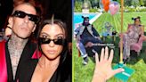 Travis Barker Grabs Kourtney Kardashian's Breasts in PDA-Filled Baby Shower Pics