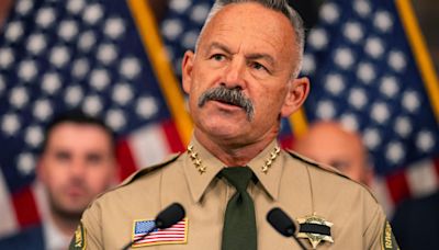 Riverside County sheriff says he's ready to put a felon in the White House