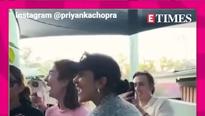 When Priyanka Chopra Met 'Joey': 'Thanks For The Lovely Surprise' | Entertainment - Times of India Videos