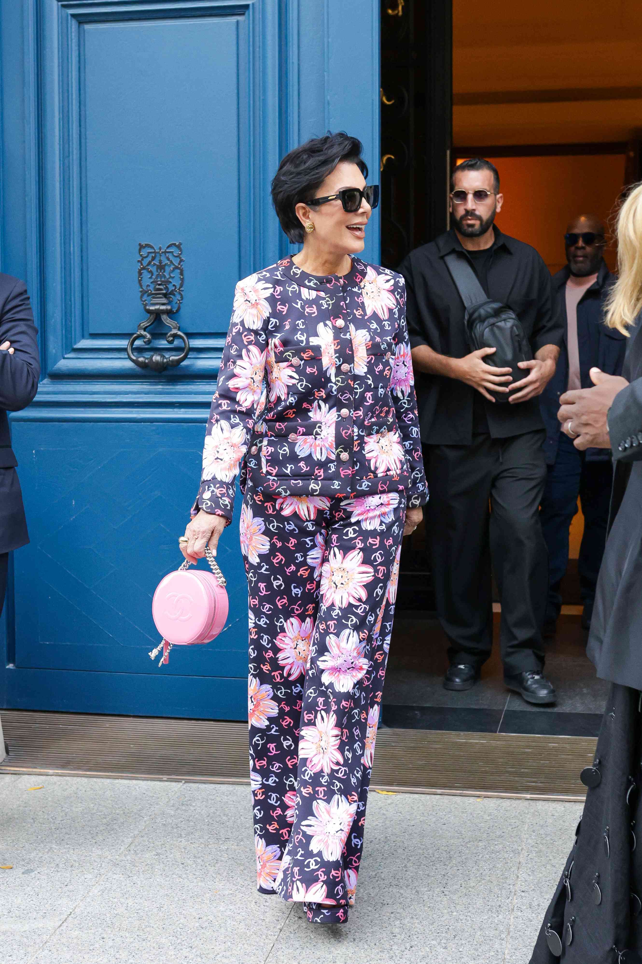 Kris Jenner Wears the Floral Chanel Pajama Set That is Everywhere This Summer