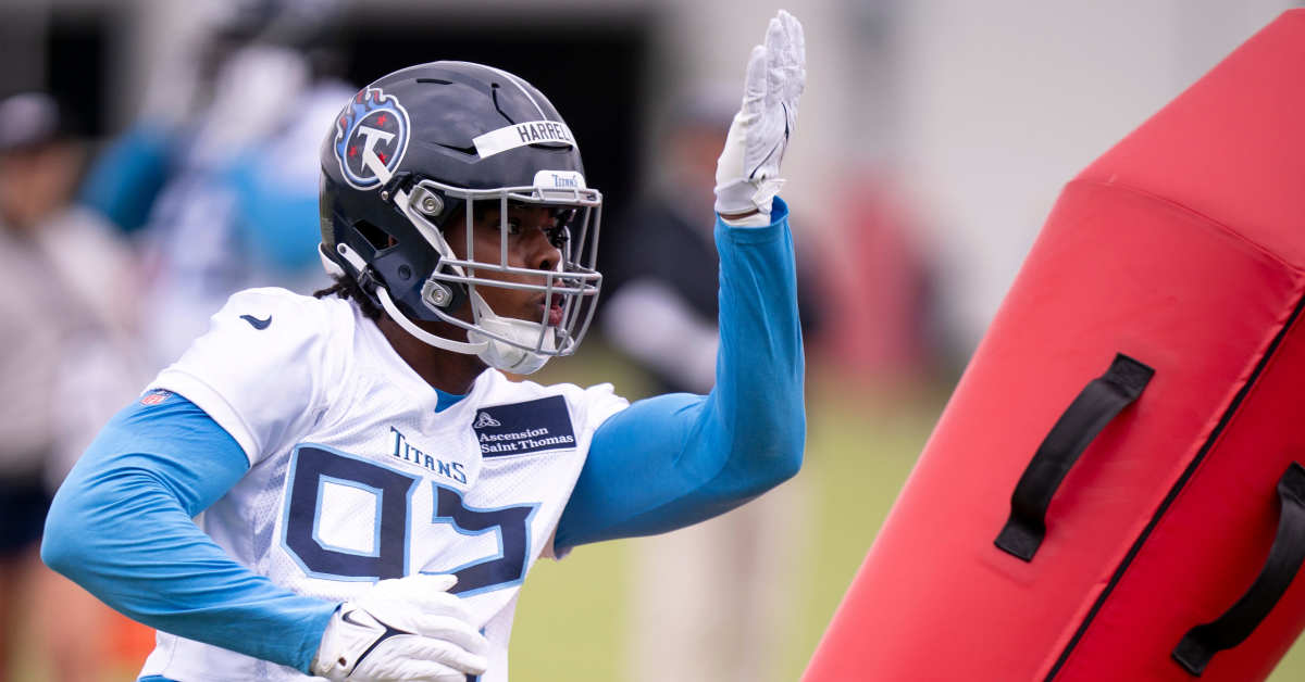 Tennessee Titans Undrafted Outside Linebacker Jaylen Harrell Shining In Training Camp