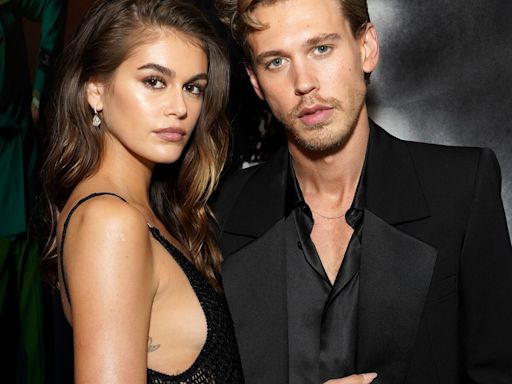 Austin Butler & Kaia Gerber Seal Romance With a Kiss at Movie Premiere