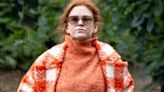 Stony-faced Isla Fisher goes for a stroll after split from Sacha Baron Cohen