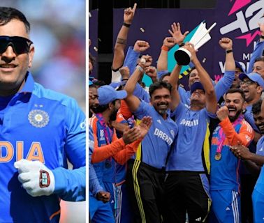 'Thanks for birthday gift': MS Dhoni congratulates Indian Cricket Team on winning the T20 World Cup