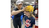 CCM, Dunny's team up to provide custom helmet for hockey-loving girl with hearing impairment