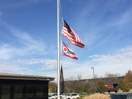 Flags ordered flown at half-staff to honor fallen firefighters today in Ohio