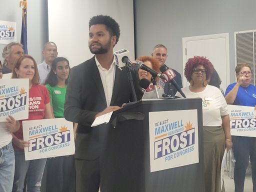Maxwell Frost formally launches re-election campaign in CD 10