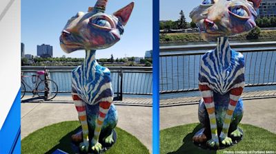 After theft report, Portland finds ‘Keep Portland Weird’ Coraline cat statue wasn’t stolen