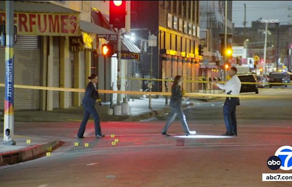 Investigation underway after 1 killed, 2 injured in downtown Los Angeles shooting