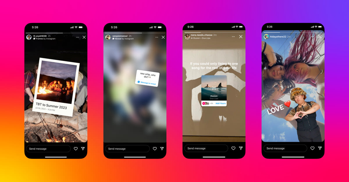 Instagram introduces new interactive stickers for Stories