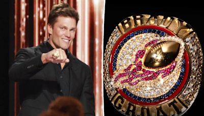 Tom Brady’s ruby-studded championship ring from Netflix roast is worth a whopping $40K