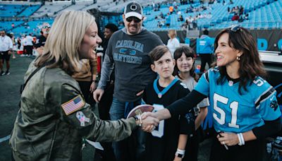 Carolina Panthers' first trip to Clemson since 1995 for fan fest extra special for team president