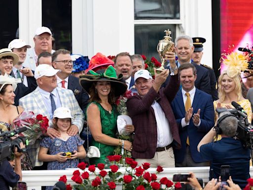 Owner of Kentucky Derby 2024 winner Mystik Dan dedicates victory to his late father