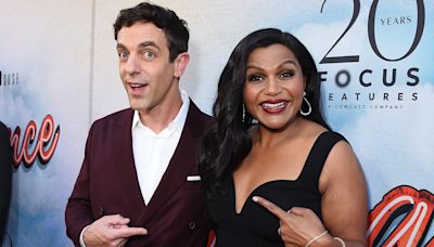 B.J. Novak Talks Meeting Mindy Kaling’s Infant Daughter Anne