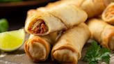 Air fryer spring rolls are ‘quick and easy’ served with sweet chilli sauce