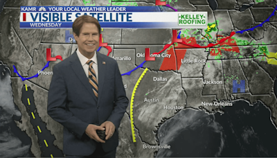 Cooler weather and possible weekend storms