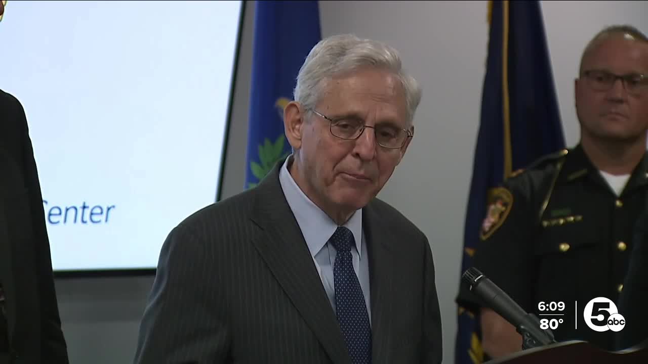 Attorney General Merrick Garland unveils new Cleveland 'Crime Gun Intelligence Center'