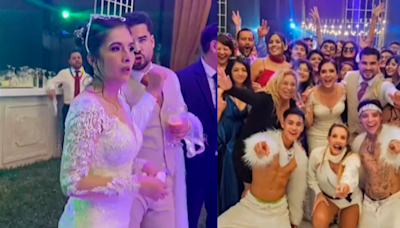 ¡Ya fue el Grupo 5! Novio contrata show de Axe Bahía para el día de su boda y esposa e invitados le agradecen