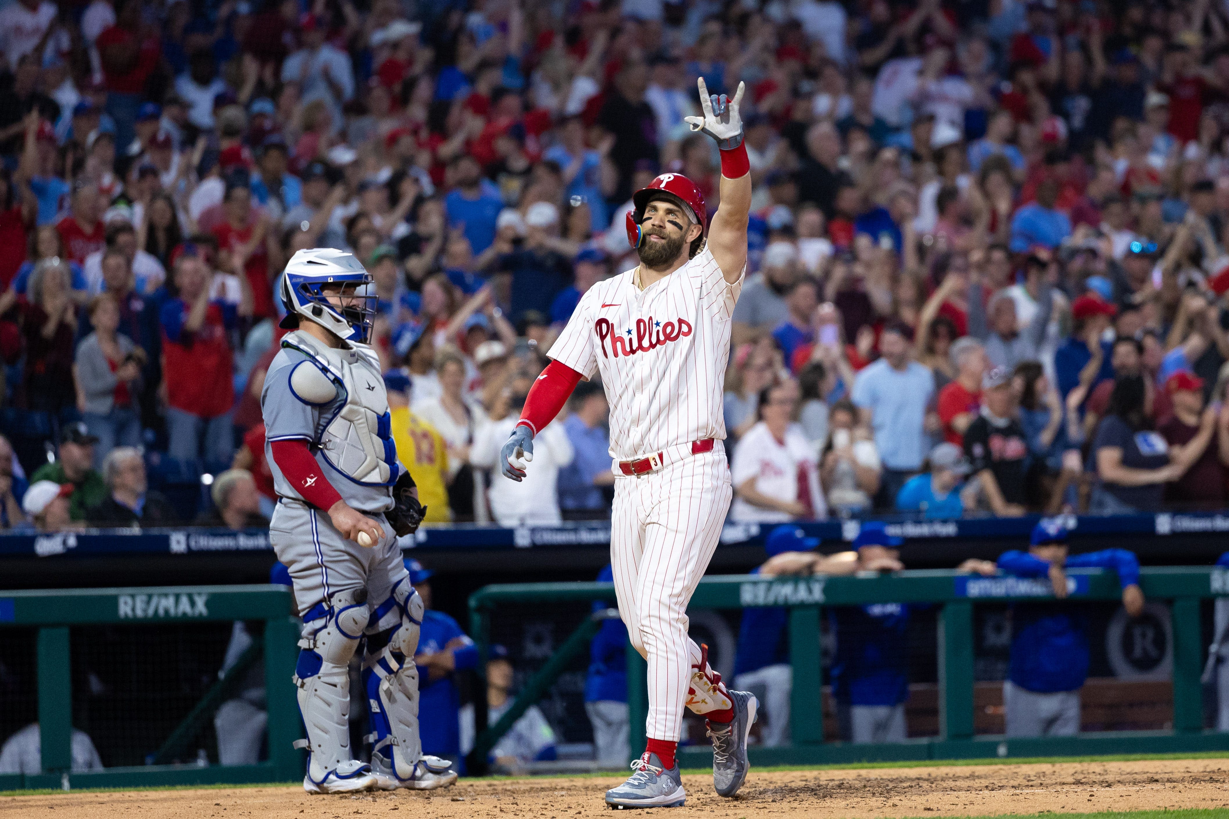 Why grand slamming Bryce Harper, Phillies are loosest, sexiest Brandon Marsh rock band team