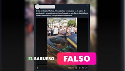 Video no muestra al hijo de Nicolás Maduro manejando un Ferrari en Mónaco