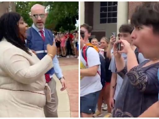 Ole Miss Students Appear to Mock Black Protester With Monkey Noises