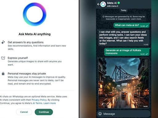 Meta AI on Whatsapp is now your one-click creative solution