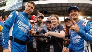 Making up for May: Kyle Larson, Hendrick savor Brickyard redemption moment with Indy fans