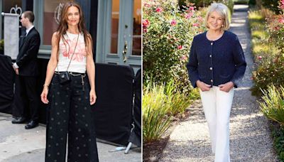 Martha Stewart and Katie Holmes Are Wearing Lightweight Summer Pants — Get the Look from $14