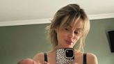 Glamour model Rhian Sugden shows off stunning body one week after giving birth