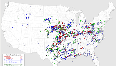 373 tornadoes hit the US in April — nearly double the average. Here's how many hit Texas