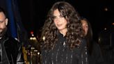 Emily Ratajkowski Channels the ’70s in a Curly ’Do and Glittery Co-Ord