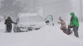 Powerful California blizzard shuts down roads and ski resorts as heavy snow and fierce winds slam mountains