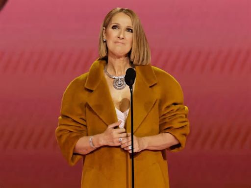 Celine Dion explains why she wore a coat on 2024 Grammys stage