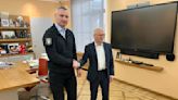 Hamburg Mayor Peter Tschentscher visits Kiev