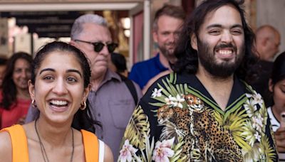 Anant Ambani's new wife Radhika rocks tangerine mini skirt in first photos from Paris honeymoon