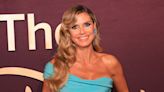 Heidi Klum Makes Heads Turn in Little Black Dress With Bold Chest Cutouts