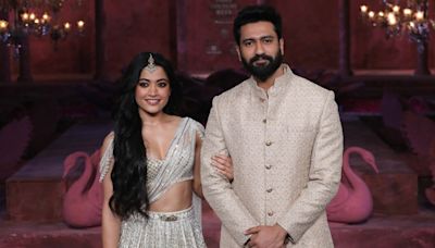 Vicky Kaushal, Rashmika Mandanna Make Perfect Showstoppers For Falguni Shane Peacock At ICW Grand Finale - News18