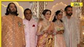 What is Nita Ambani holding in her hands at Anant Ambani-Radhika Merchant's wedding venue?