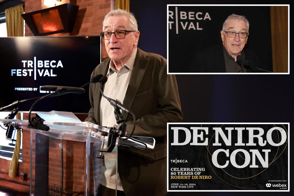 You talking to me? Robert De Niro gets his own De Niro Con at 2024 Tribeca Film Festival